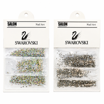 دیزاین نگینی ناخن SWAROVSKI